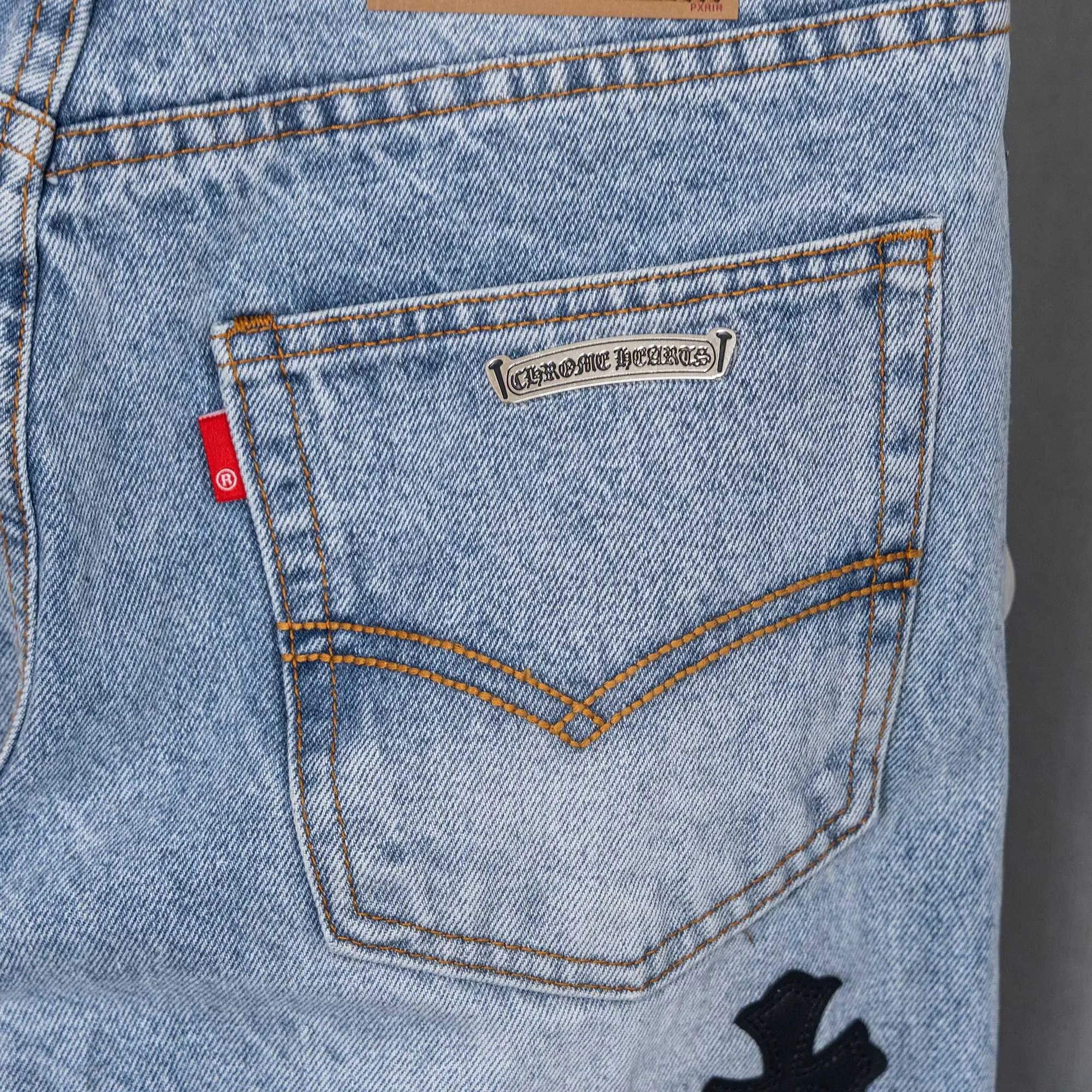 （ ） 155 vintage levis remake remake remake remake #CHROME HEARTS Same Style